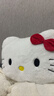 卡馳慕寧HelloKitty貓抱枕靠枕墊Kitty可愛(ài)頭毛絨沙發(fā)床頭靠車(chē)載午睡枕松 Kitty貓咪大頭抱枕 36*27厘米 材質(zhì)升級款 曬單實(shí)拍圖