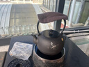 龜壽堂 鐵茶壺日本手工l鎏金銀飛雁無(wú)涂層鑄鐵壺老鐵壺煮茶器燒水鐵茶壺 1.3L飛雁-鐵包銀風(fēng)云套裝1.3L 曬單實(shí)拍圖