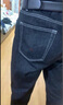 太平鳥(niǎo)男裝牛仔褲冬季水洗黑色牛仔褲明線(xiàn)設計中腰錐形褲潮 黑色 第二批 37 曬單實(shí)拍圖