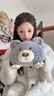 可愛(ài)充電防爆熱水袋女毛絨暖水袋暖手寶暖寶寶2025新款冬季敷肚子 藍色萌萌熊 曬單實(shí)拍圖