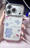 品盟（PISMEXOK）【自帶鏡頭膜】適用于蘋(píng)果iPhone17/16promax手機殼羽紗鏤空KT貓全包鏡頭保護套17Pro愛(ài)心女生 蘋(píng)果17 promax【羽紗愛(ài)心】 默認1 曬單實(shí)拍圖