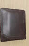 班亞奴（banyanu）錢(qián)包男士橫款真皮超薄2025新款皮夾簡(jiǎn)約牛皮駕駛證錢(qián)夾卡包一體男 咖啡色-普通款（復古頭層牛皮） 曬單實(shí)拍圖