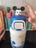 迪士尼（Disney）兒童保溫杯316男女小學(xué)生上學(xué)專(zhuān)用550ml吸管水壺帶杯套10655-3 曬單實(shí)拍圖