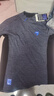 NEDAO內道新品美利奴羊毛半拉鏈長(cháng)袖抑菌保暖男女跑步運動(dòng)T恤秋冬上衣 麻灰（男女同款） L 曬單實(shí)拍圖