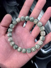 月印百川 星月菩提子手串原生態(tài)青花瓷石玉料手鏈佛珠念珠約10*11mm 曬單實(shí)拍圖