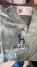 哈吉斯（HAZZYS）男裝 夏季款男士襯衣青年商務(wù)小千鳥(niǎo)格短袖襯衫ATCZK13BK60 綠色GR 2XL (185/104A 52) 曬單實(shí)拍圖