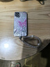 威愷 適用蘋(píng)果11手機殼iPhone11保護套鏡頭全包防摔網(wǎng)紅高端創(chuàng  )意殼閃粉鏡羽紗粉色蝴蝶+手鏈 曬單實(shí)拍圖