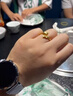 兩世歡kitty貓咪金色戒指女士學(xué)生兒童童趣可愛(ài)食指戒鍍仿沙金不易掉色 kitty貓咪金色戒指 曬單實(shí)拍圖