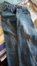 衣香麗影寬松闊腿牛仔褲女冬季高腰顯瘦流行爆款長(cháng)褲子 深藍色 M 曬單實(shí)拍圖