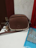 ANYSMIC國際一線(xiàn)品牌女包2026新款小眾斜挎包高級感迷你小圓包手提單肩包 咖啡色 曬單實(shí)拍圖