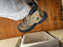 棉絨花電加熱保暖棉鞋男款充電寶式供電自發(fā)熱保暖防寒戶(hù)外釣魚(yú)勞保鞋 灰色【三檔調溫 | 續航4-6小時(shí)】 40碼【標準尺碼-腳偏胖建議拍大一碼】 曬單實(shí)拍圖