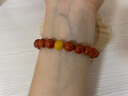 蔻詩(shī)哲 COASZE云南保山南紅手串女款滿(mǎn)肉保山柿子紅瑪瑙手鏈柿柿如意本命年禮物 收藏級（直徑8mm） 曬單實(shí)拍圖
