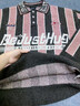 BJHG不計后果賽車(chē)風(fēng)毛衣男款冬潮牌情侶裝羊毛衫重磅條紋POLO領(lǐng)針織衫 新磁粉 L 曬單實(shí)拍圖