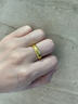 喜緣祥珠寶足金999光圈光面天元黃金戒指時(shí)尚百搭情侶軒轅戒指生日禮物 金重8.56g 曬單實(shí)拍圖