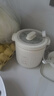 多利科（Dretec）小型電飯煲家用1-2人陶瓷內膽不粘鍋全自動(dòng)可視鍋蓋防燙把手迷你電燉鍋 煮粥鍋 煲湯鍋 燕窩燉盅 米白色 1L 曬單實(shí)拍圖