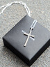 IDEAGEMER簡(jiǎn)約十字架項鏈男生百搭高級感小眾潮吊墜情人節禮物送男友 十字架吊墜+剛鏈【55CM】 曬單實(shí)拍圖