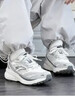 安踏AT957丨跑步鞋男春季山系復古跑老爹鞋厚底增高休閑鞋運動(dòng)鞋子男 【男款】象牙白/芯片灰/銀-1 44 (男) 曬單實(shí)拍圖