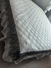 富安奈全棉床裙單件加厚床罩防塵罩夾棉蕾絲床單床墊套防滑床墊保護套 綻放-灰 單床裙 180cm*200cm 曬單實(shí)拍圖