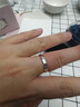 胖東來(lái)同款白金戒指女Pt950情侶男對戒白金簡(jiǎn)約款開(kāi)口可調節代購 Pt950鉑金 光面男戒 曬單實(shí)拍圖