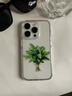 素洛適用蘋(píng)果17promax手機殼小清新水滴柚子葉插畫(huà)iPhone16pro創(chuàng  )意簡(jiǎn)約超好看15高級感透明男女14防摔 水滴柚子葉插畫(huà)透明大孔 iPhone 14 Pro 曬單實(shí)拍圖