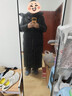東北防寒400g鵝絨羽絨服男女超長(cháng)款過(guò)膝到腳踝冬季加厚哈爾濱外套 【超長(cháng)款】黑色 （到腳踝） 4XL （90絨400g）200-220斤 曬單實(shí)拍圖