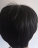 簡(jiǎn)愛(ài)假發(fā)女真發(fā)短發(fā)全真人發(fā)2024年新款時(shí)尚減齡bobo自然全頭套 遞針頭旋 黑色系 短發(fā) 15cm 曬單實(shí)拍圖
