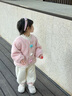 G.duck小黃鴨嬰兒衣服冬裝女寶寶秋冬季分體兩件套裝冬款夾棉加絨毛毛衣 粉色【二件套裝】 80 (建議6-9個(gè)月，7-10KG) 曬單實(shí)拍圖