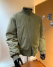 Shelley Jones美式短款飛行夾克羽絨服男冬季2025新款御寒保暖立領(lǐng)痞帥潮流外套 軍綠色 XL [推薦120-140斤] 曬單實(shí)拍圖