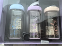 HEGEN海格恩兒童水杯喝水杯3-6歲小學(xué)生上學(xué)用直飲牛奶杯家用水瓶水壺 330ml 親子喝水杯（灰色） 曬單實(shí)拍圖