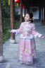 漢服女童冬季加絨加厚2025新款唐裝中國風(fēng)兒童古裝演出服冬裝裙子 2059粉色送流蘇 160 曬單實(shí)拍圖
