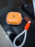 吉事果適用魔音Beats Powerbeats Pro2透明保護套簡(jiǎn)約防摔高透耳機套軟殼powerbeats pro2藍牙耳機保護殼 透明殼+白橙飄帶 魔音Beats Powerbeats Pro2 曬單實(shí)拍圖