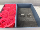 唯一（Winy）情侶對戒純銀925女款男士求訂婚戒指情侶一對送女三八節女神禮物 曬單實(shí)拍圖
