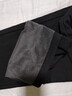 羅蒙（ROMON）褲子男秋季高品質(zhì)純棉加絨加厚全松緊抽繩輕商務(wù)運動(dòng)長(cháng)褲 黑 XL 曬單實(shí)拍圖