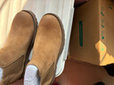 熱風(fēng)男鞋冬季新款男款靴子美式復古切爾西靴休閑短筒靴子 08杏色 42 曬單實(shí)拍圖