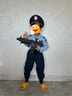 G.duck小黃鴨男童秋季套裝新款兒童警官警察衣服男孩寶寶兩件套演出服 圖片色+帽子 120 尺碼5~6歲【110-120cm】 曬單實(shí)拍圖
