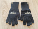 馬登工裝 美式復古針織印花手套冬季全指防寒保暖戶(hù)外騎行手襪男 黑色 均碼 1雙 曬單實(shí)拍圖
