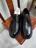 意爾康男鞋圓頭系帶婚鞋正裝德比鞋商務(wù)皮鞋 97931W 黑色 39 曬單實(shí)拍圖