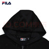 斐樂(lè )FILA斐樂(lè )官方女子【加絨】保暖多彩開(kāi)衫連帽小熊外套  160/80A/S 曬單實(shí)拍圖