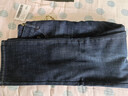 HLA海瀾之家直筒牛仔褲男25中華龍加絨加厚褲子男冬季 曬單實(shí)拍圖