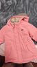 戴維貝拉（DAVE＆BELLA）女童羽絨服男童90絨保暖羽絨衣兒童冬裝幼兒新年寶寶冬季外出服 紫粉色【DB16448-B】 100 cm（建議身高90-100cm） 曬單實(shí)拍圖