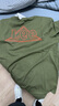 Lee商場(chǎng)同款舒適版圓領(lǐng)三角徽標印花Logo男短袖T恤潮LMT0101673RX 橄欖綠 M 曬單實(shí)拍圖