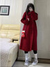 Amerpin國際一線(xiàn)品牌雙面羊絨大衣紅色羽絨呢子大衣女秋冬季加厚毛呢外套 紅色(國際倉發(fā)貨+禮盒) S 100-115斤 曬單實(shí)拍圖