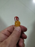 戀聚云南龍陵天然黃龍玉珠A貨玉石DIY圓珠散珠手鏈項鏈掛鏈掛繩配珠 金黃色16MM 曬單實(shí)拍圖