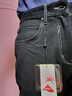 卡賓（CABBEEN）【黑牛D9黑色絨】牛仔褲男舒適百搭保暖親膚冬季銀狐絨小黑褲 曬單實(shí)拍圖