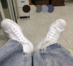 匡威（Converse）官方 Jack Purcell開(kāi)口笑男女低幫板鞋小白鞋164225C 164225C 41 曬單實(shí)拍圖