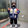 木木屋（mumuwu）品牌童裝兒童羽絨服男童冬裝保暖外套帥氣中小童面包服白鴨絨上衣 奧特曼亮燈藏青 120 適合110-120cm年齡6-7歲 曬單實(shí)拍圖
