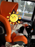 RECARO兒童安全座椅0-4-7歲寶寶椅360旋轉汽車(chē)用i-Size認證XENON 1 雷霆 活力橙 曬單實(shí)拍圖