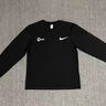 NBA CARES高品質(zhì)NN跑團棉長(cháng)袖打底衫高品質(zhì)中長(cháng)跑田徑馬拉松冬訓裝備 黑色 曬單實(shí)拍圖
