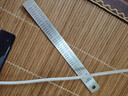 得力鋼尺直尺尺子鋼板尺刻度不銹鋼鐵尺加厚15/20/30/50cm1米測量 【不銹鋼15厘米】2把裝 曬單實(shí)拍圖