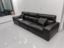 林氏家居現代簡(jiǎn)約大黑牛真皮沙發(fā)2025新款國家補貼加高靠背客廳沙發(fā)PS504 曬單實(shí)拍圖